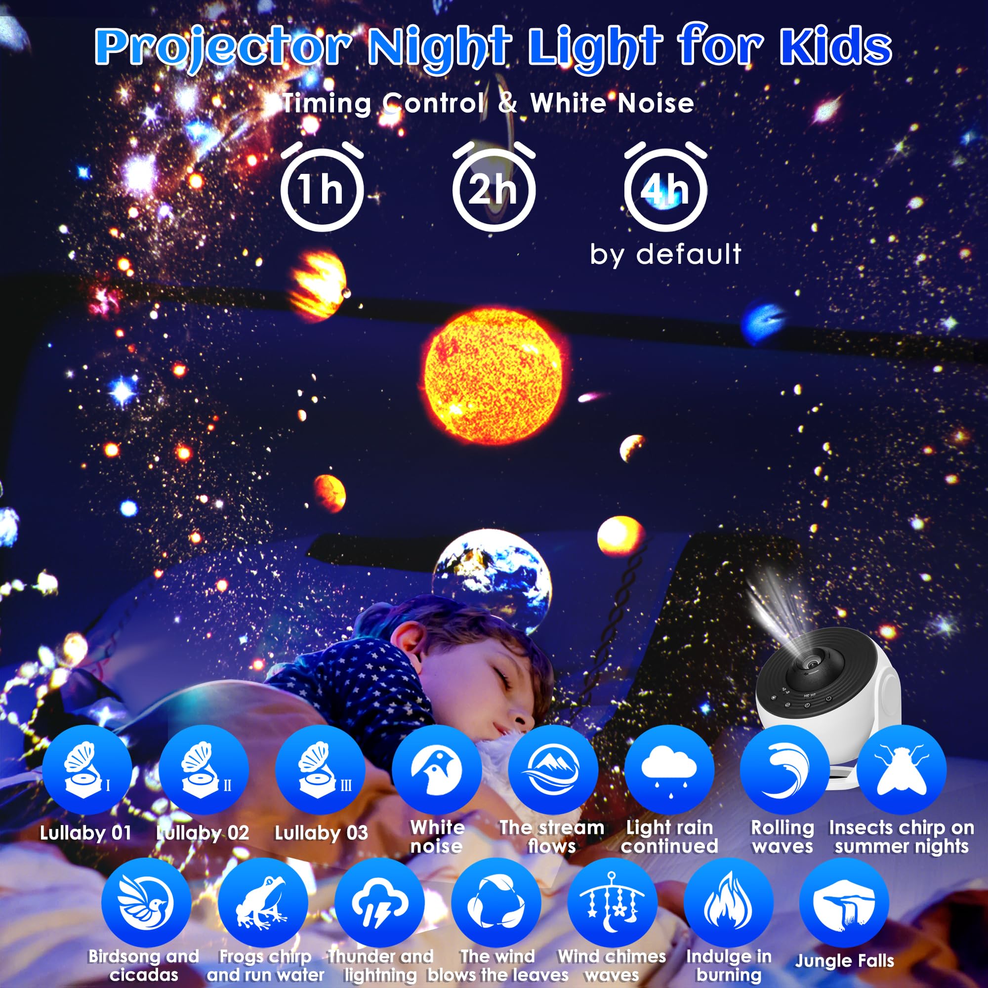 Amazon.com: Galaxy Projector for Bedroom Pro Version, HD 12 in 1